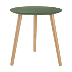 Esma houten bijzettafel groen - Ø 40 cm Groen