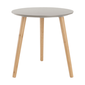 Esma houten bijzettafel grijs - Ø 40 cm Grijs