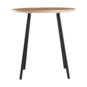 Jolijn houten bijzettafel naturel - Ø 40 cm Bruin