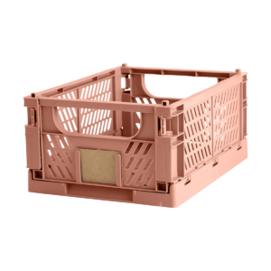 Luuk opvouwbaar krat roze - 33 x 24,5 cm Roze