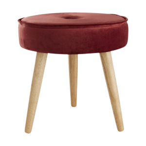 Eva velvet krukje rood - Ø 40 cm Rood