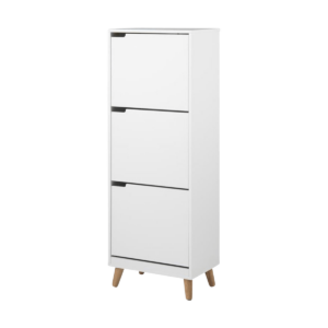 Fabienne houten schoenenkast wit Wit