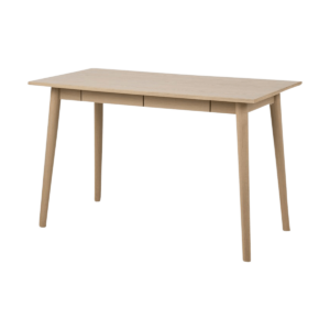 Dex houten bureau naturel - Met twee lades - 120 x 60 cm Bruin
