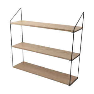 Cara houten wandrek naturel - 60 x 54 cm Bruin