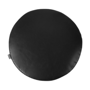 Nolon universeel rond zitkussen zwart - kunstleer Zwart