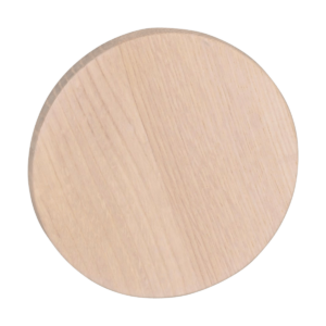 Milford eikenhouten wandknop whitewash - Ø 12 cm Bruin