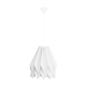 Origami Hanglamp - Wit - Koordset wit Wit