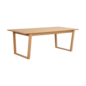 Colonsay verlengbare houten eettafel naturel - 215 x 96 cm Bruin