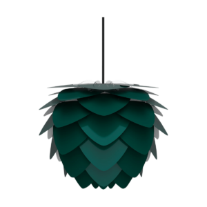 Aluvia Mini hanglamp forest green - met koordset zwart - Ø 40 cm Groen