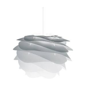 Carmina Mini hanglamp misty grey - met koordset wit - Ø 32 cm Grijs