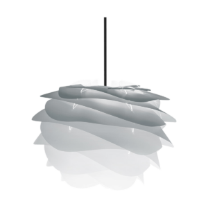Carmina Mini hanglamp misty grey - met koordset zwart - Ø 32 cm Grijs