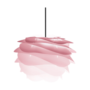 Carmina Mini hanglamp baby rose - met koordset zwart - Ø 32 cm Roze