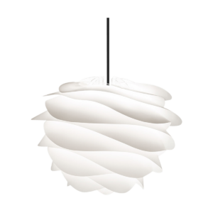 Carmina Mini hanglamp white - met koordset zwart - Ø 32 cm Wit