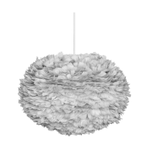 Eos Large hanglamp light grey - met koordset wit - Ø 65 cm Grijs