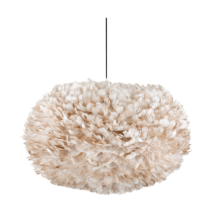 Eos X-large hanglamp light brown - met koordset zwart - Ø 75 cm Bruin