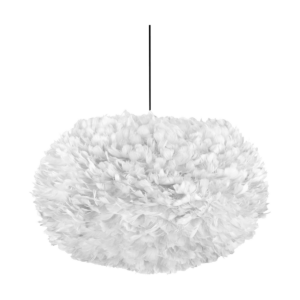 Eos X-large hanglamp white - met koordset zwart - Ø 75 cm Wit