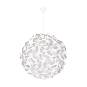 Lora X-Large hanglamp white - met koordset wit - Ø 45 cm Wit