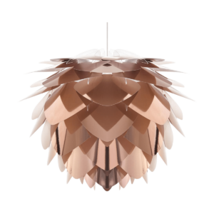 Silvia Medium hanglamp copper - met koordset wit - Ø 50 cm Koper