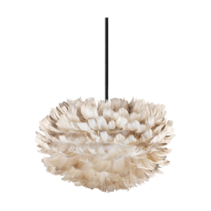 Eos Mini hanglamp light brown - met koordset zwart - Ø 35 cm Bruin