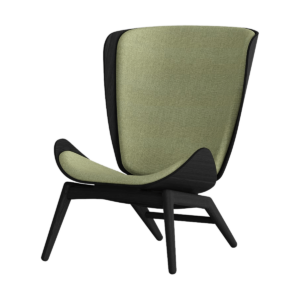 The Reader zwart houten fauteuil spring green Groen