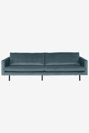 Sissy-Boy Amsterdam velvet bank 4-zits grijs blauw