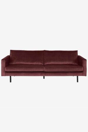 Sissy-Boy Amsterdam velvet bank 3-zits wine red
