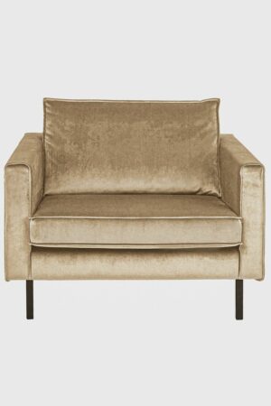 Sissy-Boy Amsterdam velvet loveseat sand