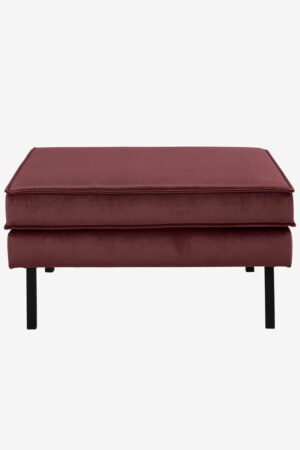Sissy-Boy Amsterdam velvet hocker wine red