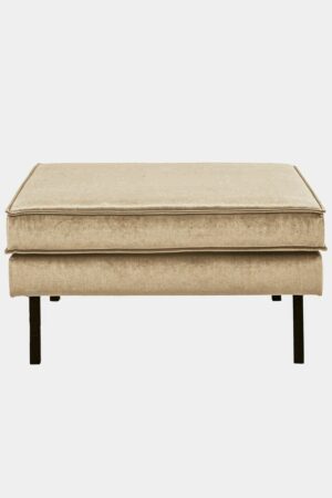 Sissy-Boy Amsterdam velvet hocker sand