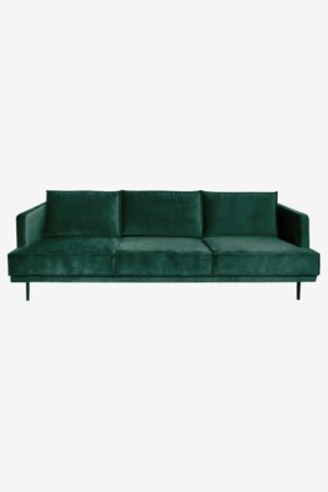 Sissy-Boy The Duchess velvet 3,5-zits bank groen