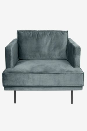 Sissy-Boy The Duchess velvet loveseat grijs