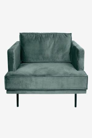 Sissy-Boy The Duchess velvet loveseat grijs blauw
