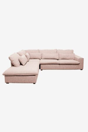 Sissy-Boy Baron bank 3.5-zits lounge links naturel/karamel melee
