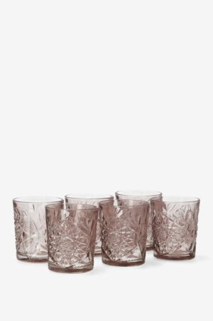 Libbey Libbey roze glas Hobstar