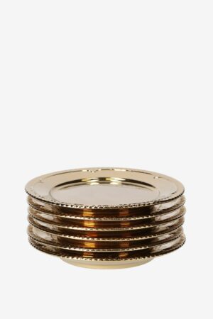Sissy-Boy Goudkleurige porseleinen dessertborden deco gold