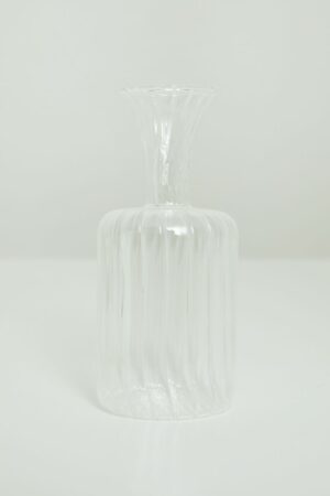 Sissy-Boy Glazen vaasje boro rib (6,5x14 cm)