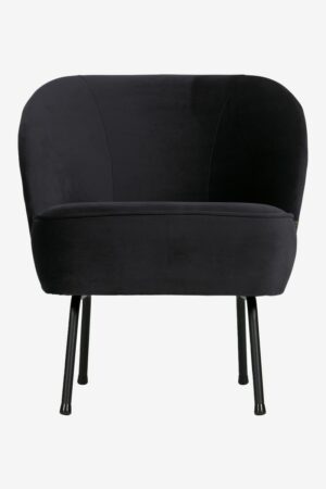 BePureHome BePureHome Vogue fauteuil fluweel donkerblauw