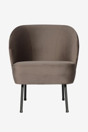 BePureHome BePureHome Vogue fauteuil fluweel beige