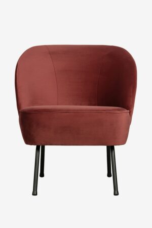 BePureHome BePureHome Vogue fauteuil fluweel bruin