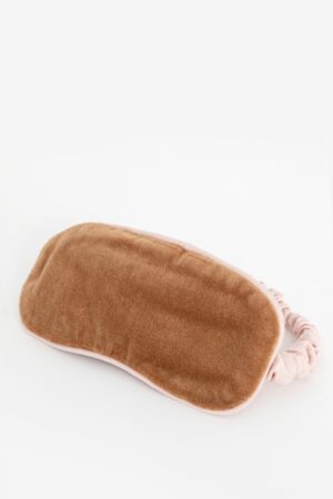 Sissy-Boy Bruin velvet slaapmasker
