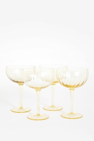Sissy-Boy Gele scallop cocktailglazen