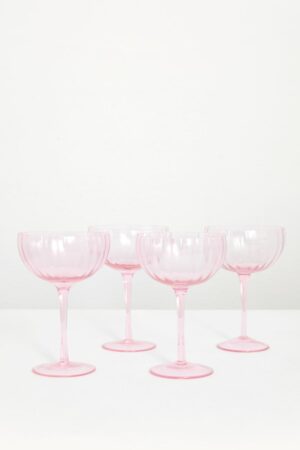 Sissy-Boy Lichtroze cocktailglazen Scallop