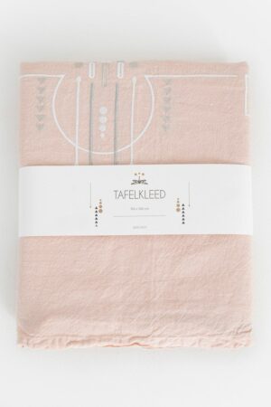 Sissy-Boy Roze tafelkleed met embroidery
