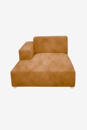 Sissy-Boy Earl velvet chaise longue links oker