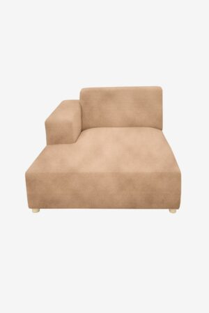 Sissy-Boy Earl velvet chaise longue links sand
