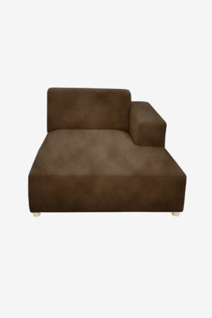Sissy-Boy Earl velvet chaise longue rechts green hunter