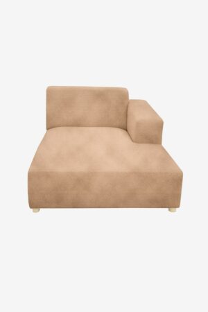 Sissy-Boy Earl velvet chaise longue rechts sand