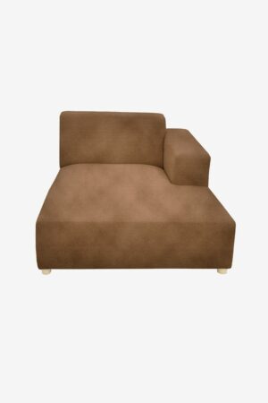 Sissy-Boy Earl velvet chaise longue rechts honey gold