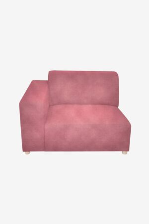 Sissy-Boy Earl velvet 1.5-zits bank arm links pink