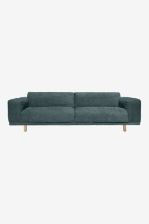 Sissy-Boy Sir velvet 4-zits bank grijs blauw